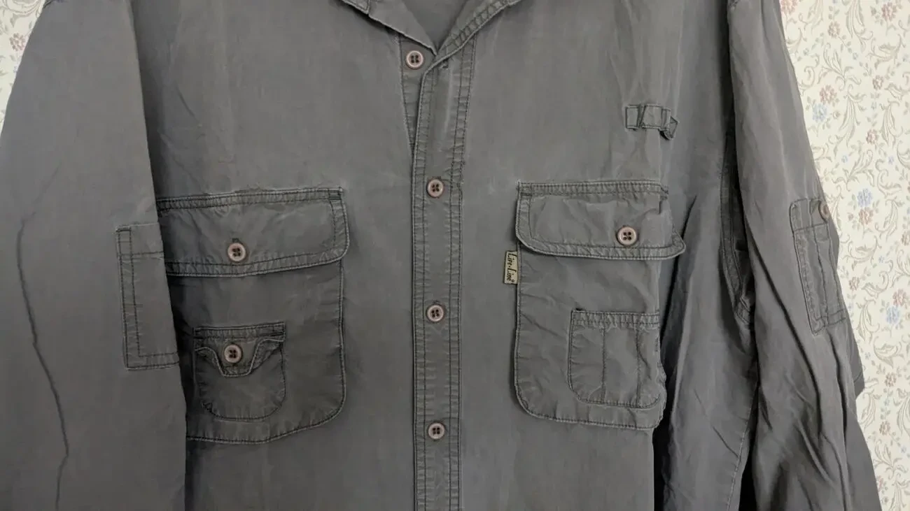 Отличная мужская рубашка, ширина 132, много карманов. LIFE 6