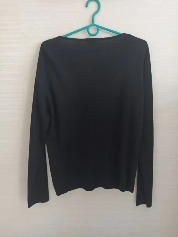 Donna Caren Свитер женский полушерсть черный XL на 52  черный Турция 6