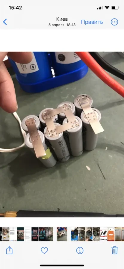 Перепакування акумуляторів від шуруповерта 4