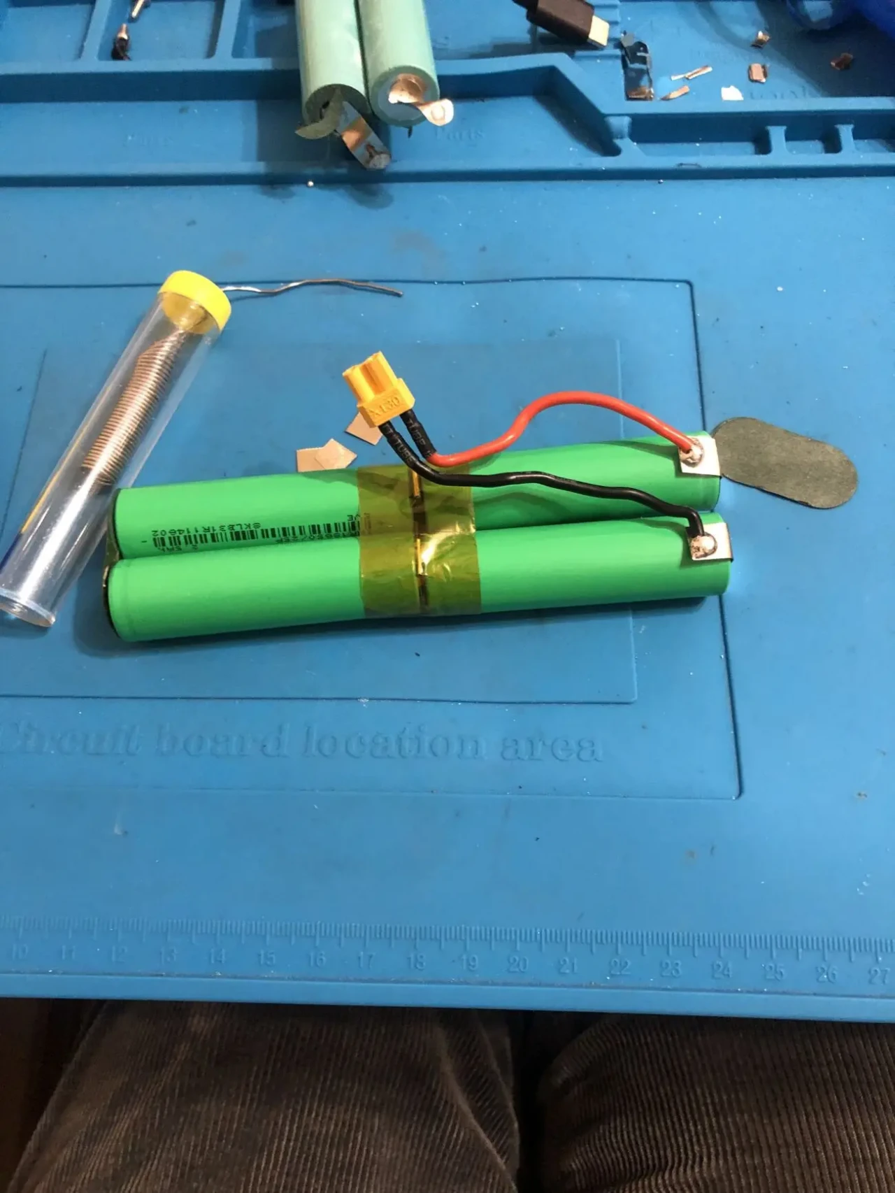 Перепакування акумуляторів від шуруповерта