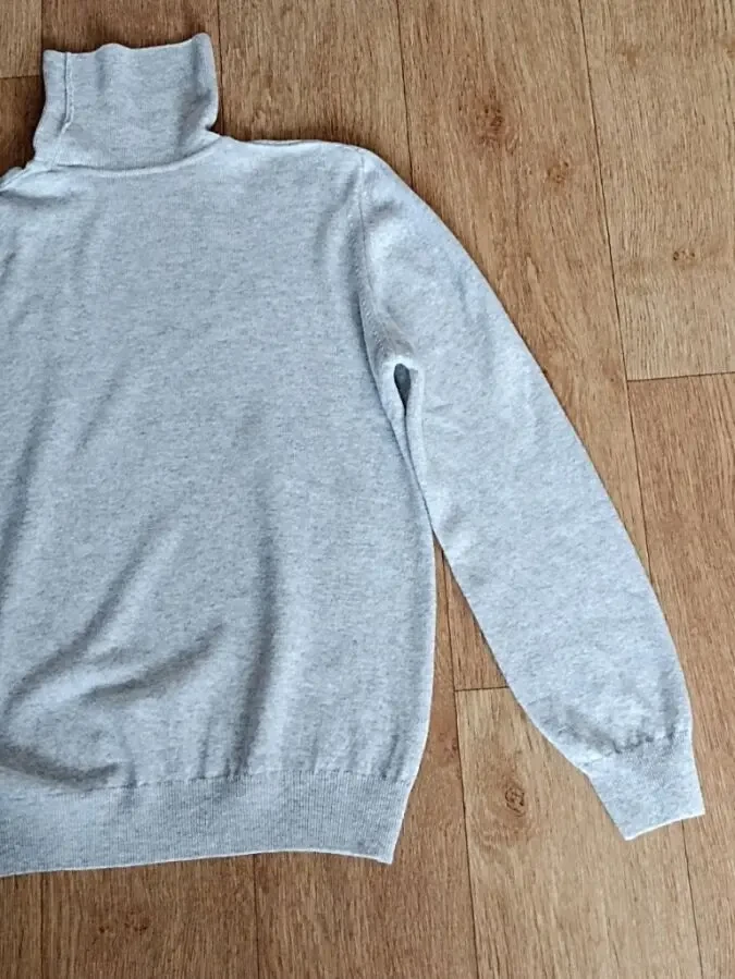 Marks Spencer Шерстяной женский гольф серый меланж 14 на 48 8