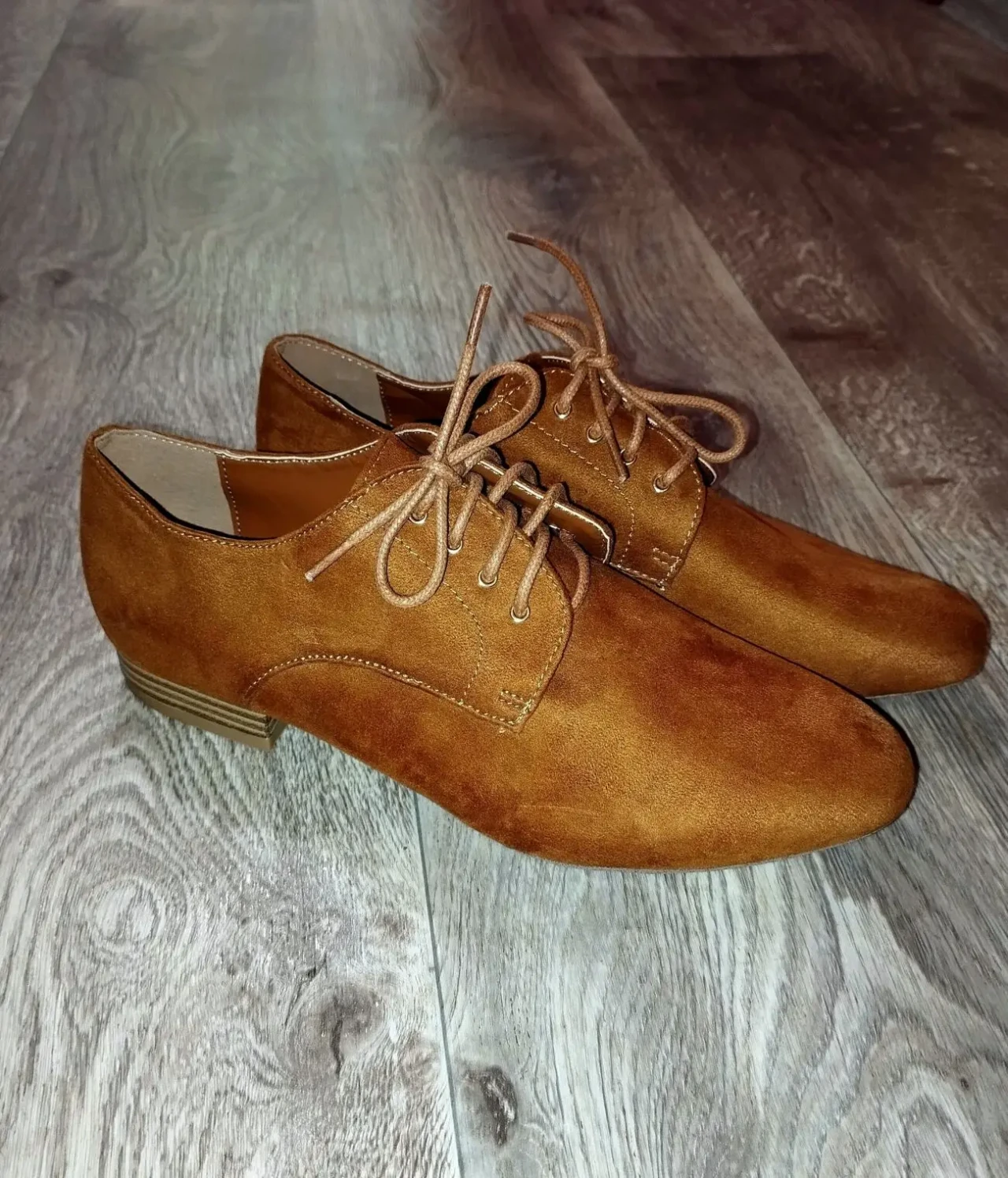 Нові оксфорди з імітацією замшу від французького бренду Etam 3