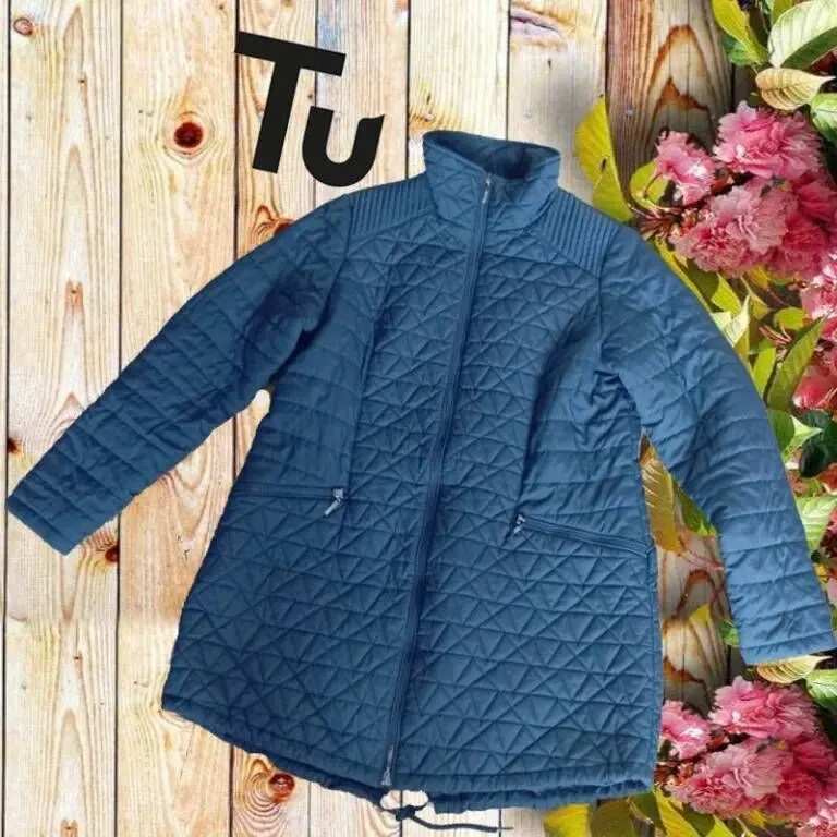 TU  Полупальто женское демисезонное т синее на 52 2