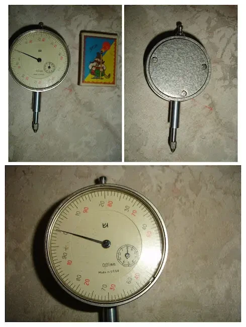 ІНДИКАТОР ИЧ 10 годинникового типу. 0,01 мм. НОВИЙ. USSR. Паспорт. 3