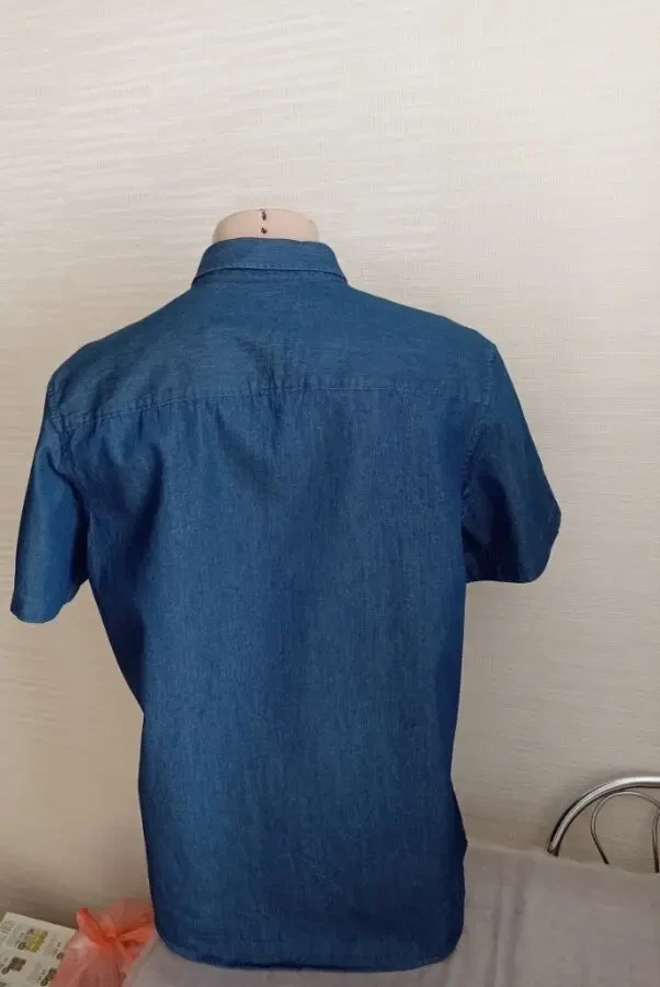 Next Летняя красивая мужская рубашка короткий рукав тонкий по 4