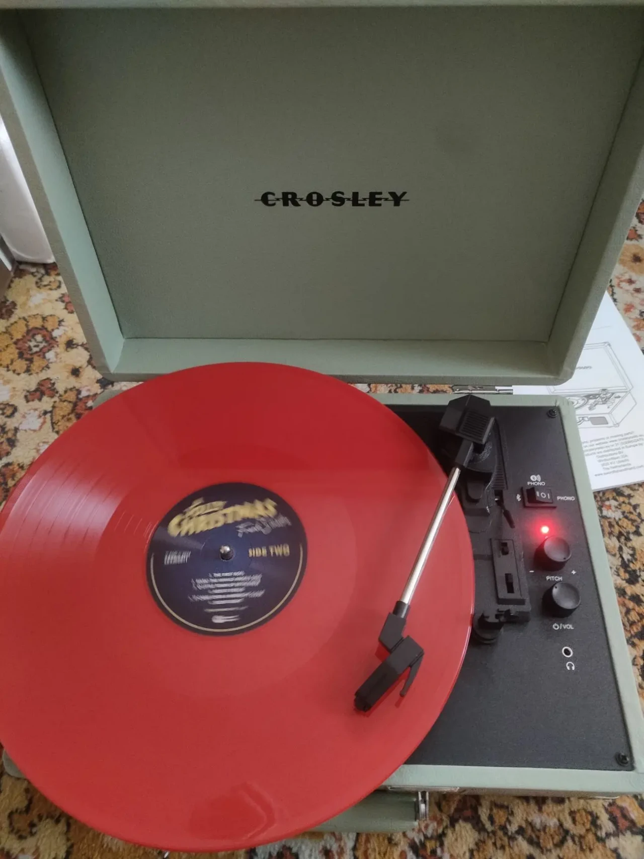 Вініловий Програвач Crosley Cruiser CR8005F Plus , грамофон НОВИЙ