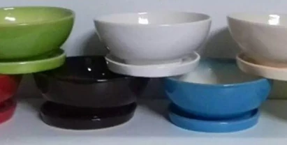 Горщик для фіалок, плошка сукулент D-15 см.