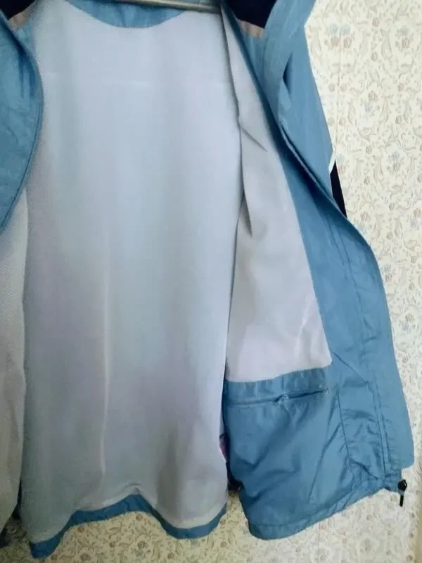 Мужская лёгкая спортивная ветровка, голубая. UMBRO 4