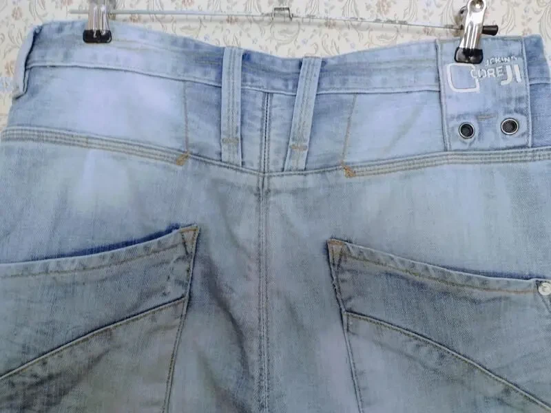 Мужские летние джинсовые шорты. 7