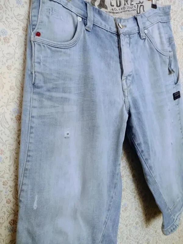 Мужские летние джинсовые шорты. 3