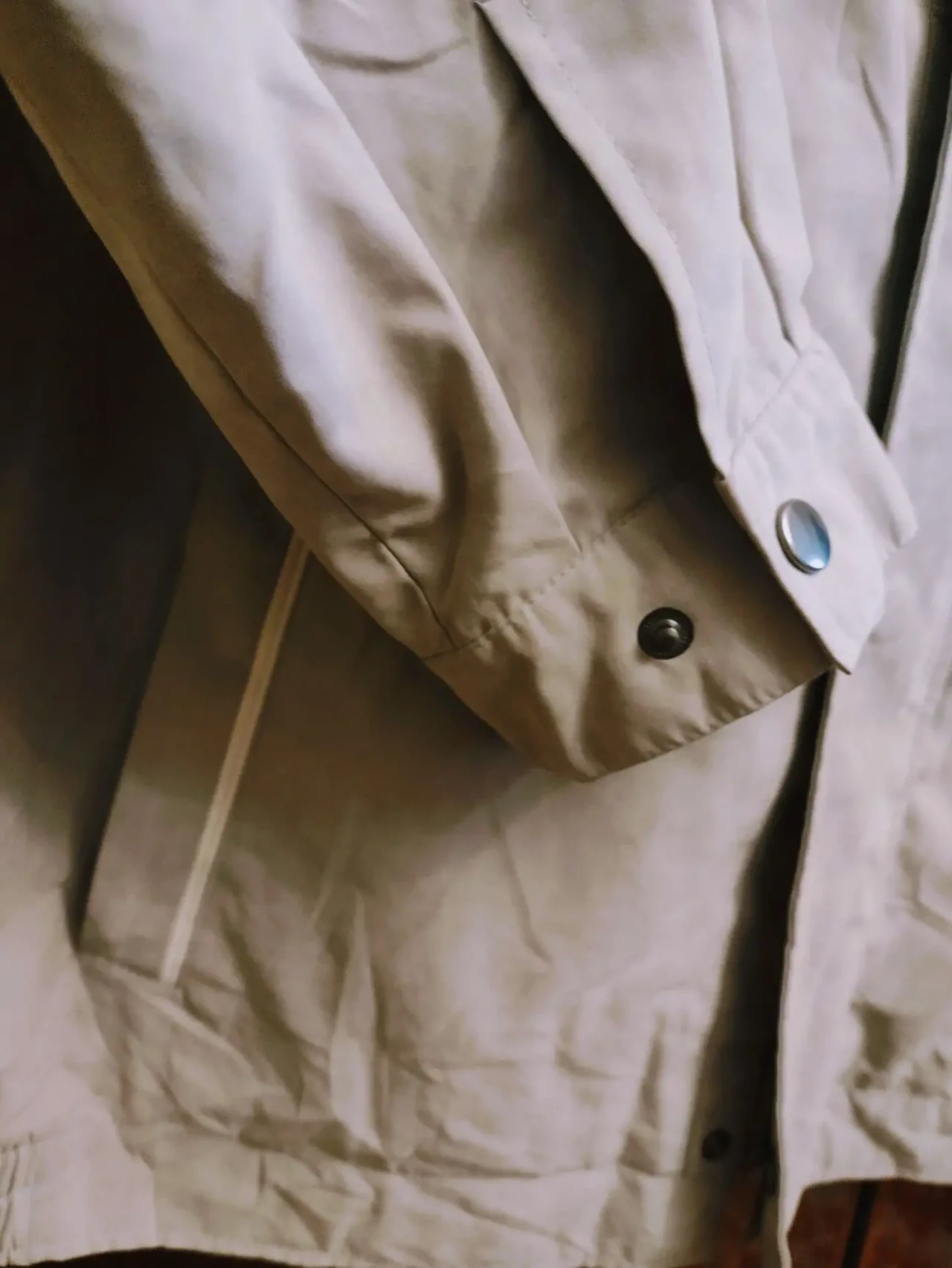 Мужская куртка на весну, 50-54, бежевая. 7