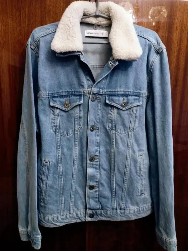 Мужская джинсовая куртка ветровка. 2