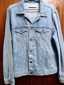 Мужская джинсовая куртка ветровка.