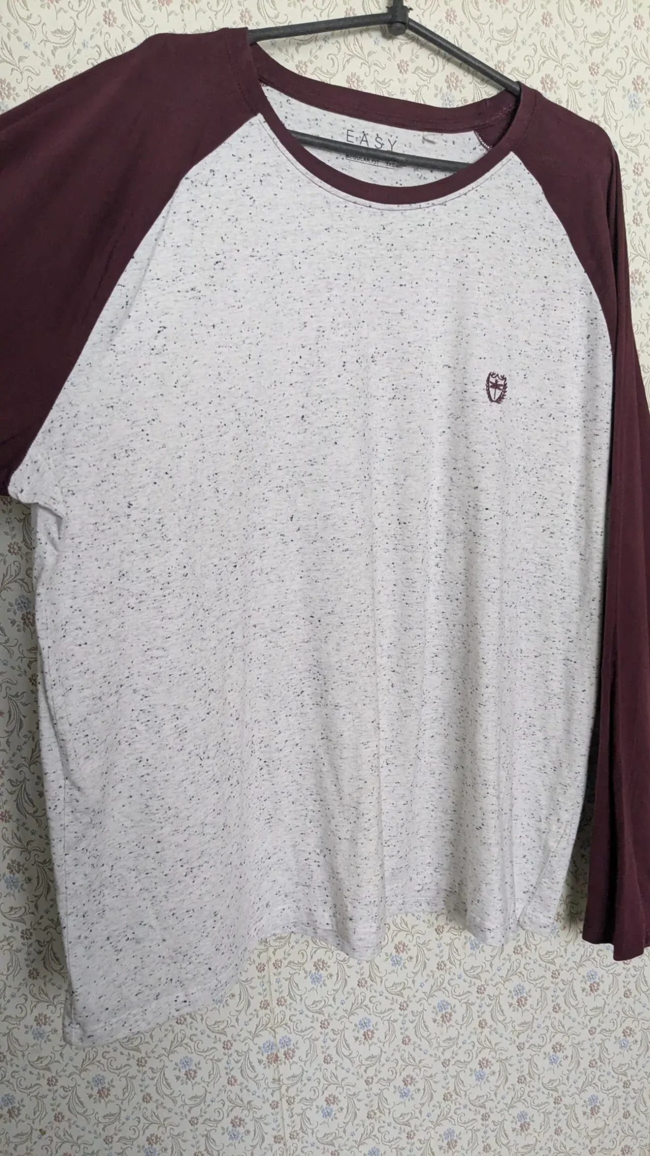 Мужская футболка, ширина 140, с длинным рукавом. 3