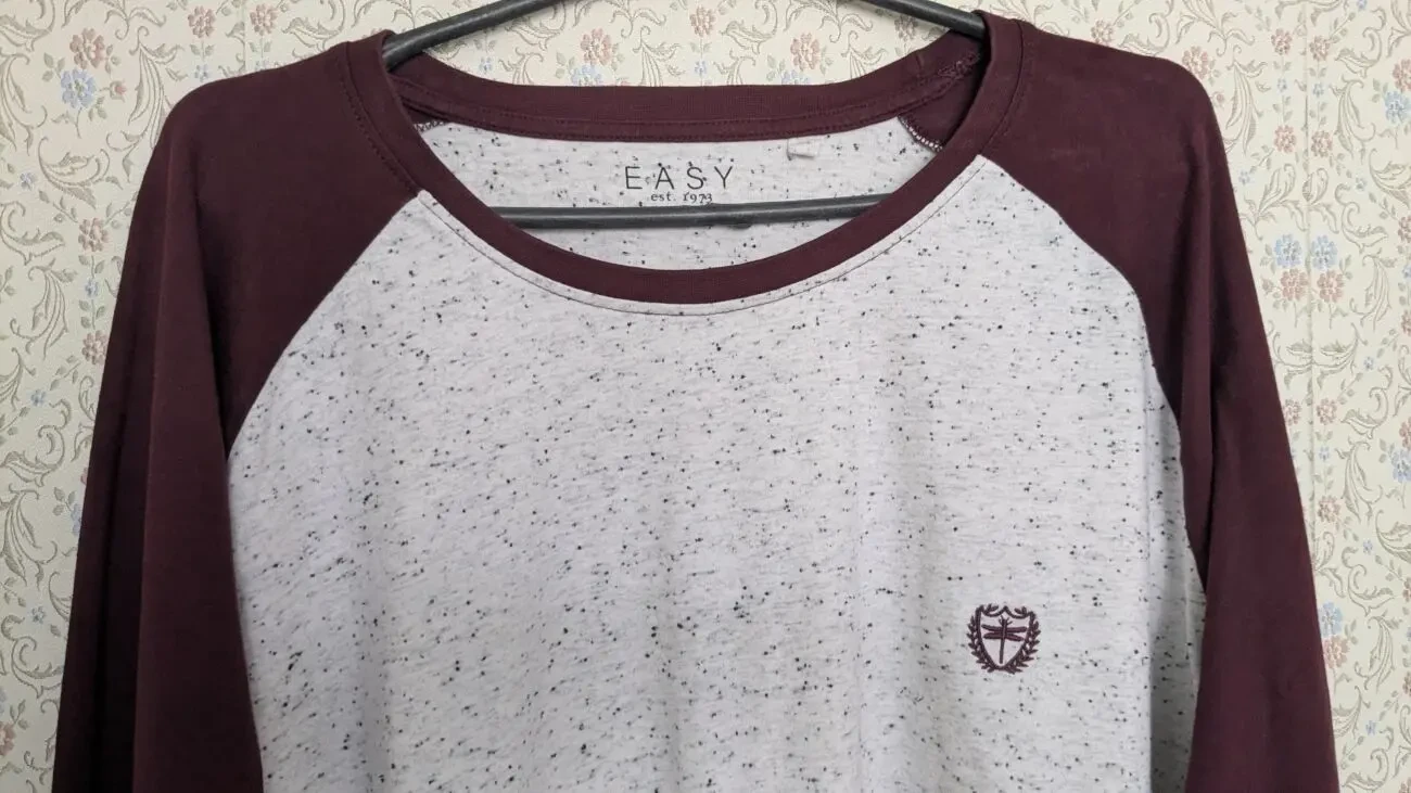 Мужская футболка, ширина 140, с длинным рукавом. 2