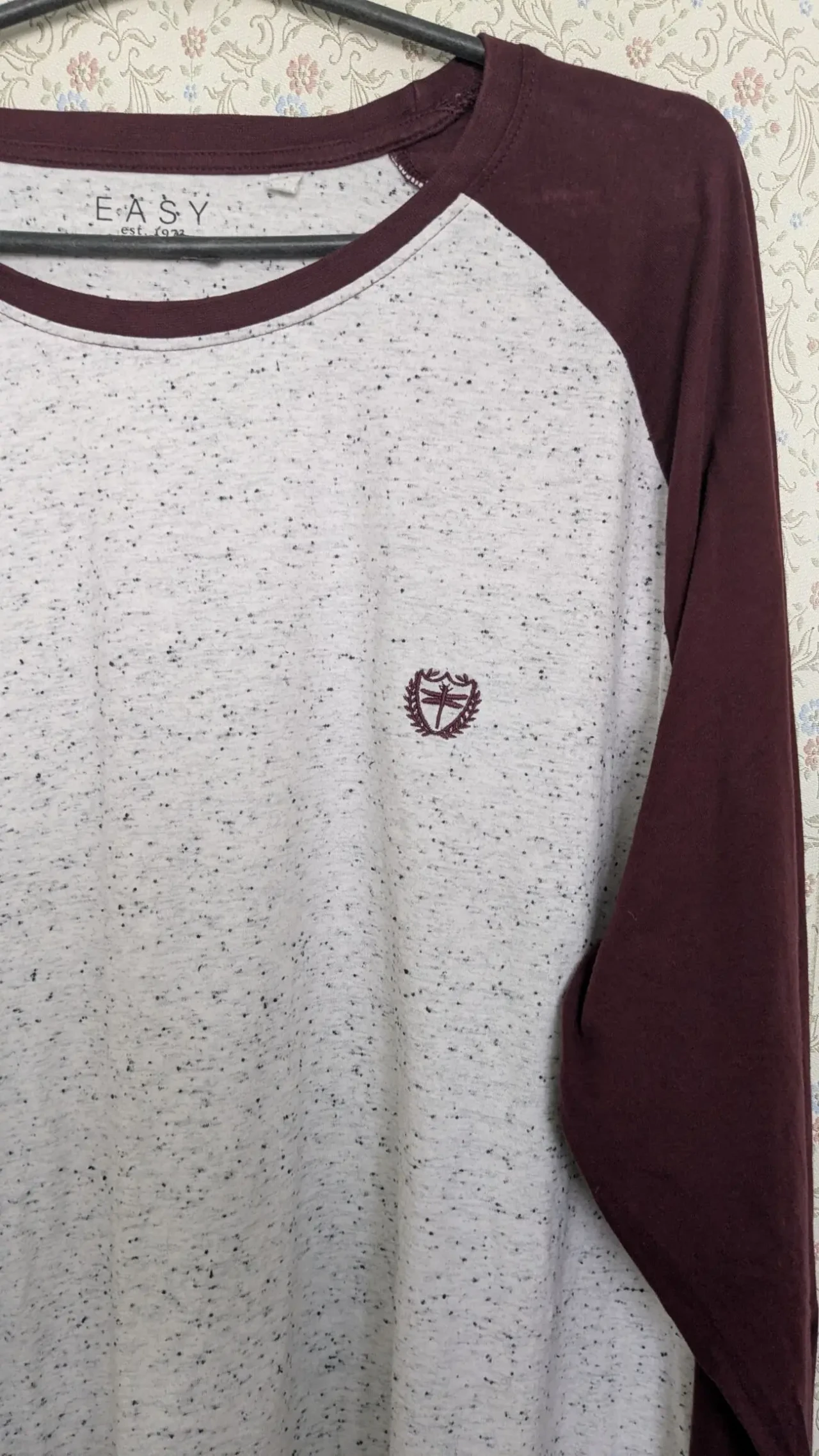 Мужская футболка, ширина 140, с длинным рукавом. 4