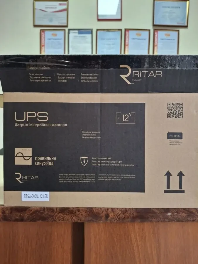 Блок безперебійного живлення Ritar RT-SW-600NL12 LED (360 Вт). 2