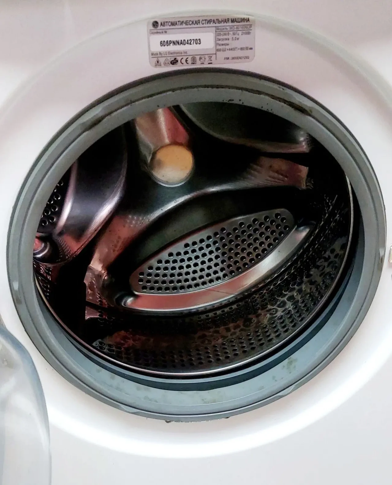 Пральна машина LG моделі WD-80160NUP 6
