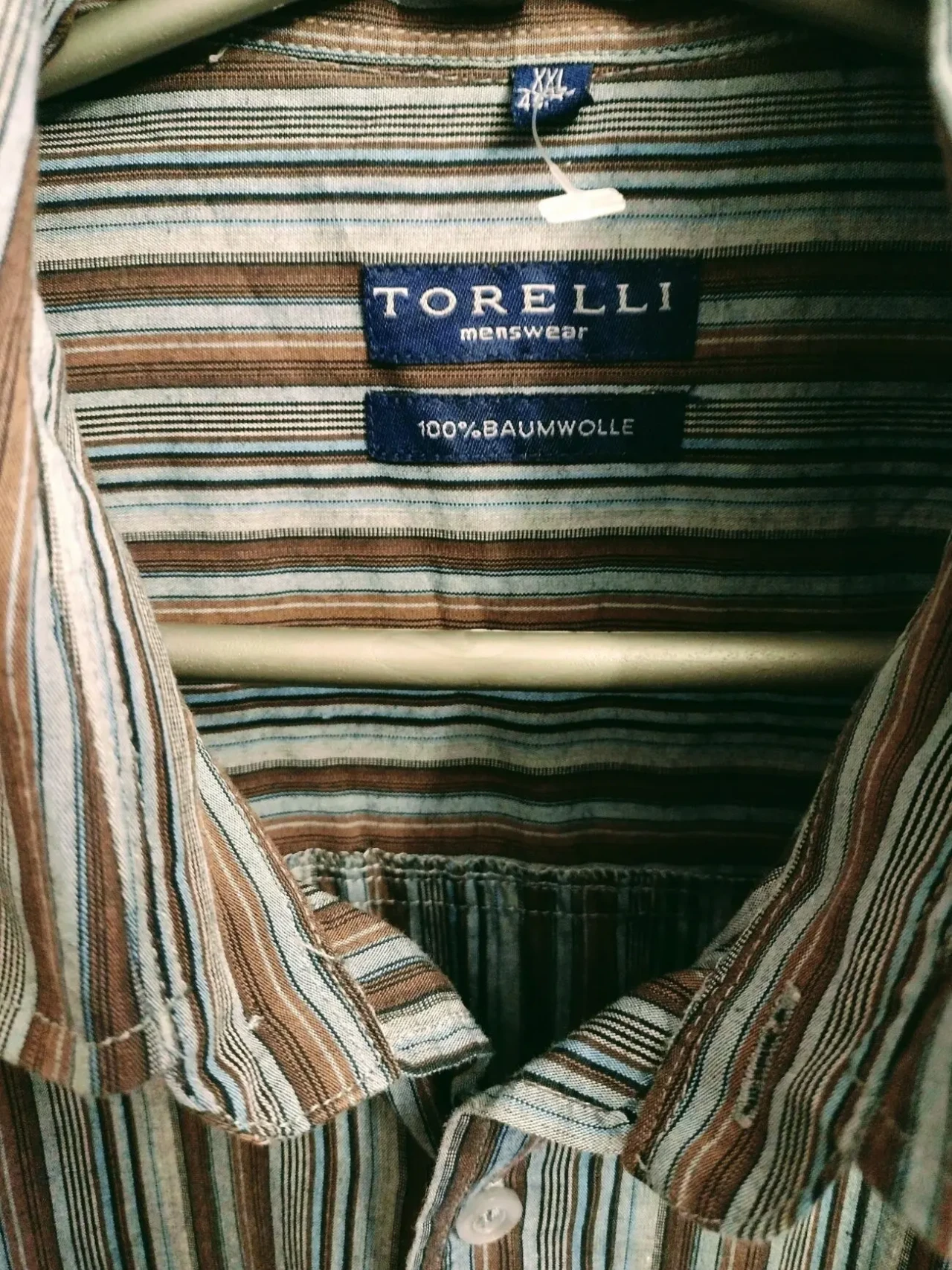 Мужская рубашка, ширина 138, хлопок. 4