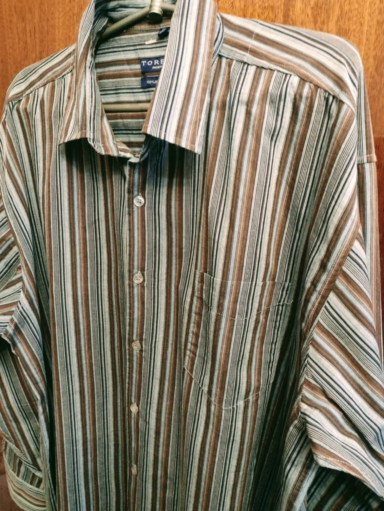 Мужская рубашка, ширина 138, хлопок. 2