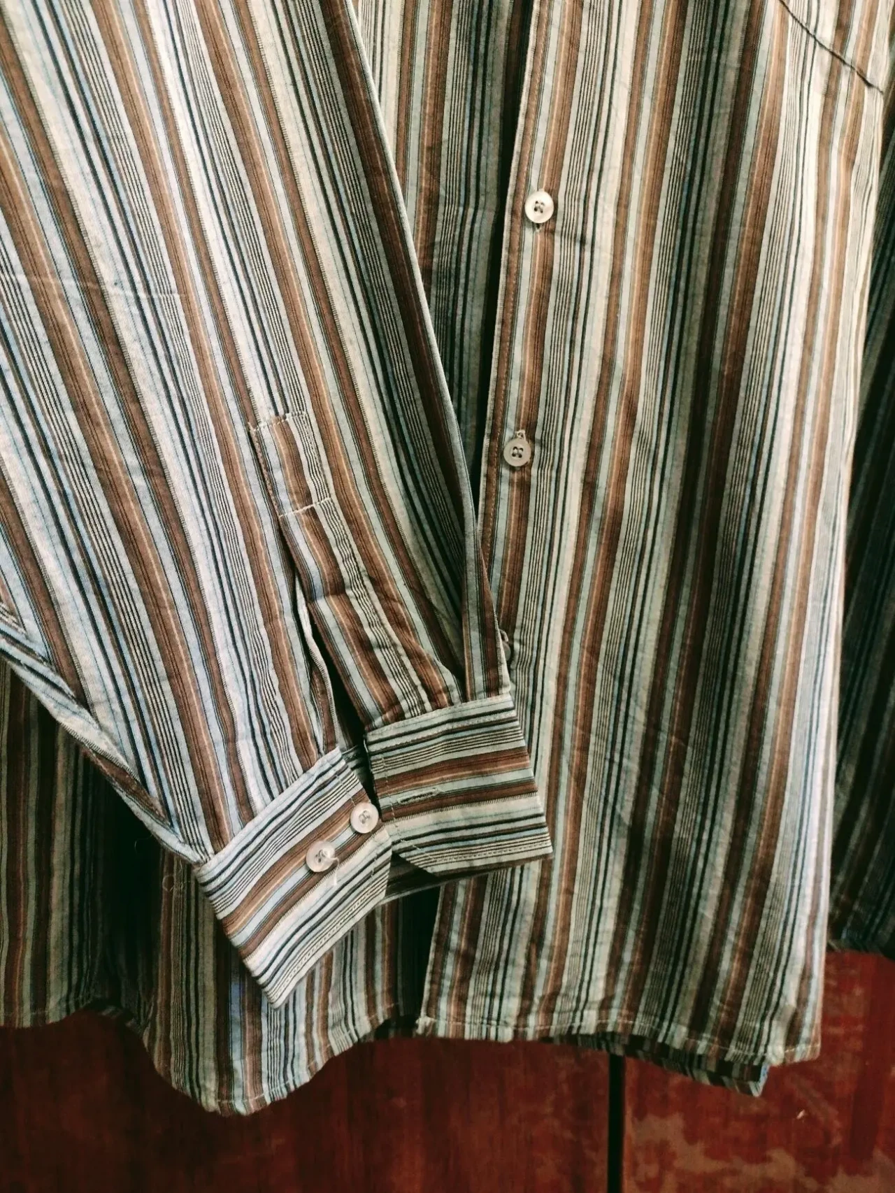 Мужская рубашка, ширина 138, хлопок. 6