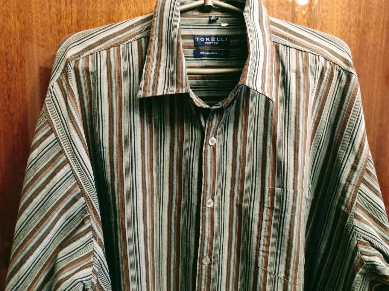 Мужская рубашка, ширина 138, хлопок. 5