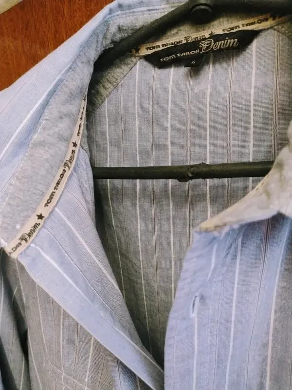 Классная мужская рубашка с карманами, хлопок. 3