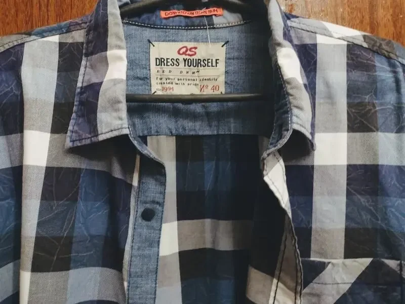 Мужская коттоновая рубашка. 4