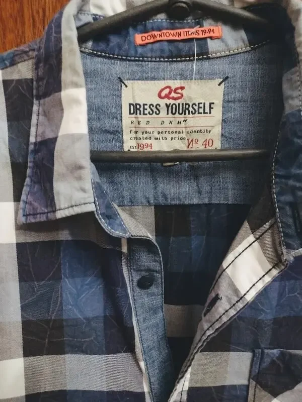 Мужская коттоновая рубашка. 2