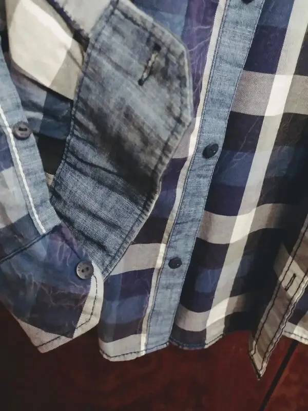 Мужская коттоновая рубашка. 5