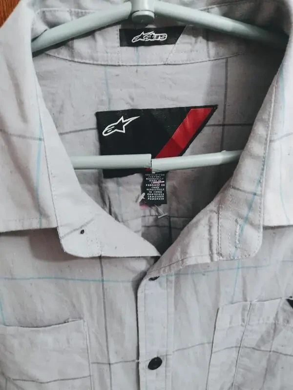 Мужская рубашка с карманами, хлопок. 3