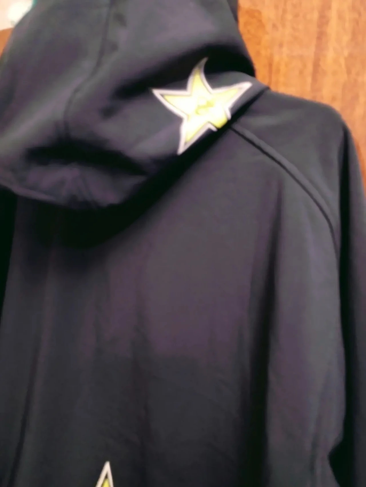 Мужская весенняя куртка с капюшоном, чёрная 8