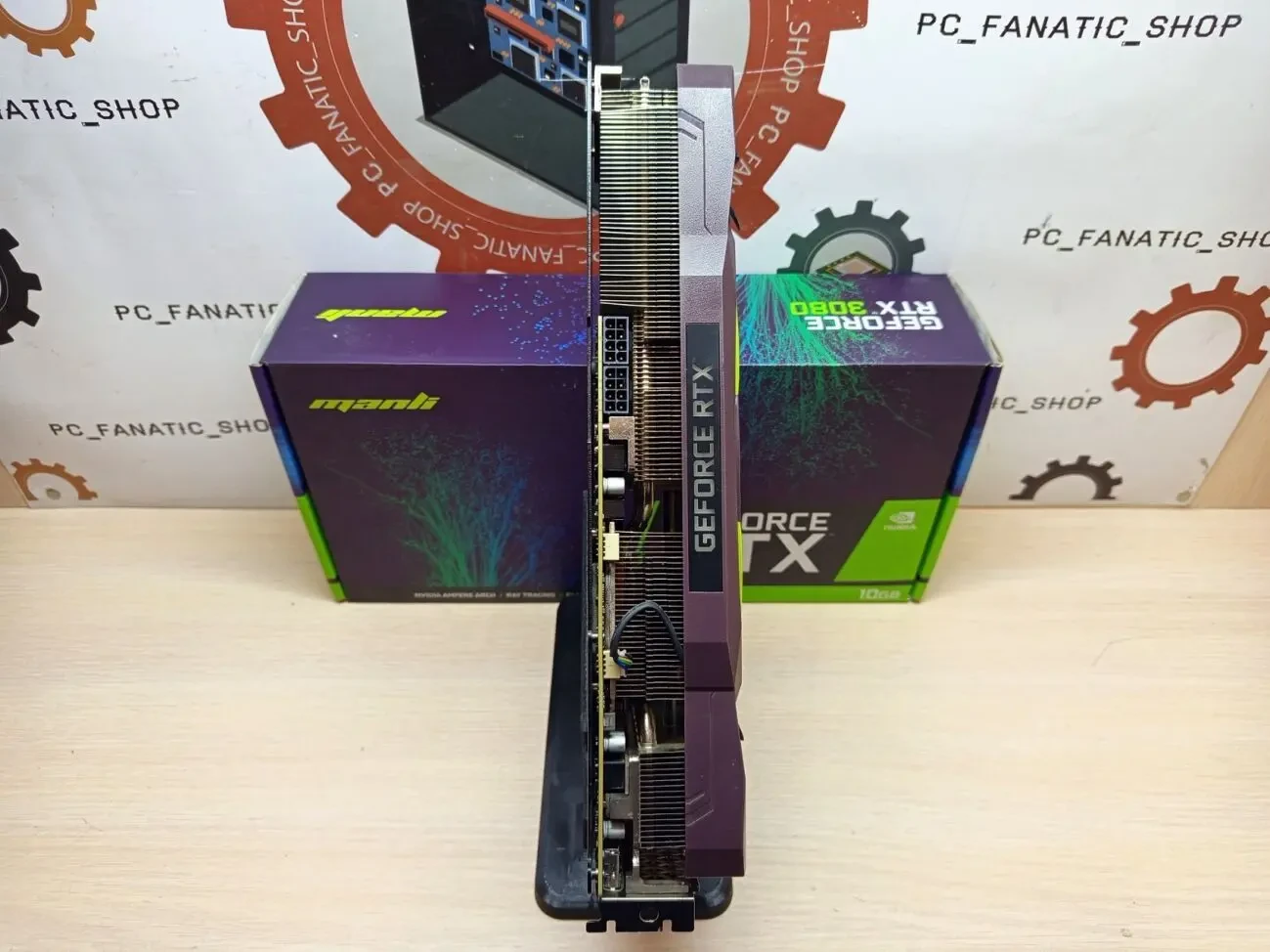 Відеокарта Manli RTX 3080 10GB LHR (M-NRTX3080/6RJHPPPV3-M3514) 3