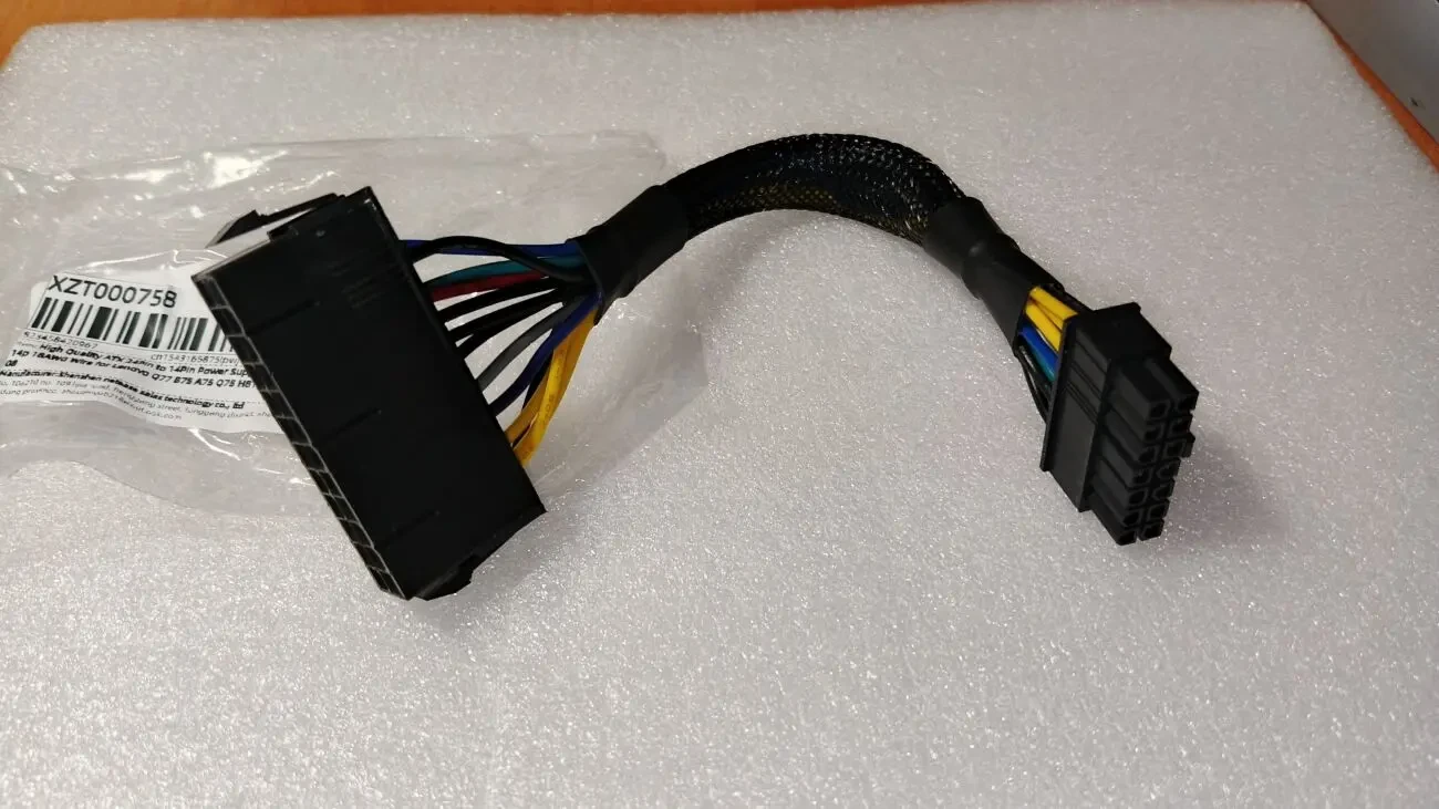 Переходник питания Lenovo 24pin-14pin Q77/A75/Q75/H81 (Новый) 4