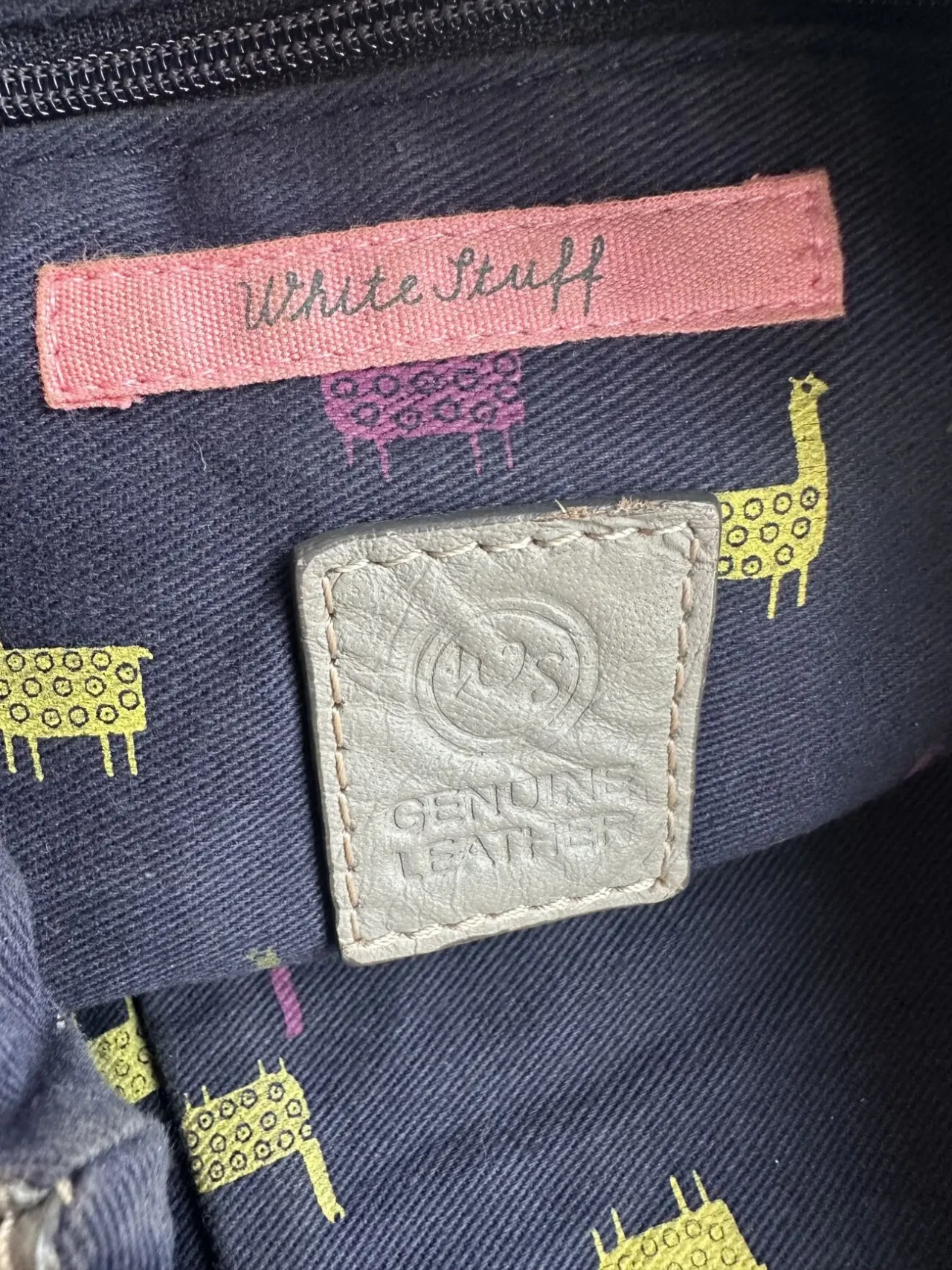 Фірмова шкіряна сумка White Stuff 9