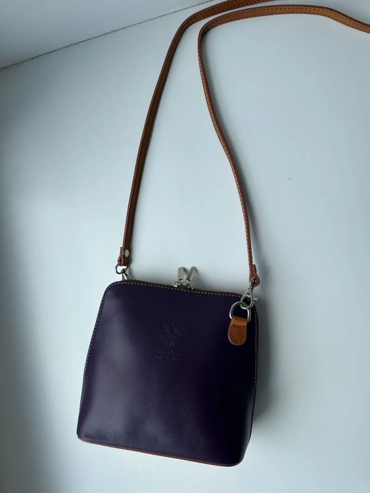 Шкіряна італійська сумочка VeraPelle 4