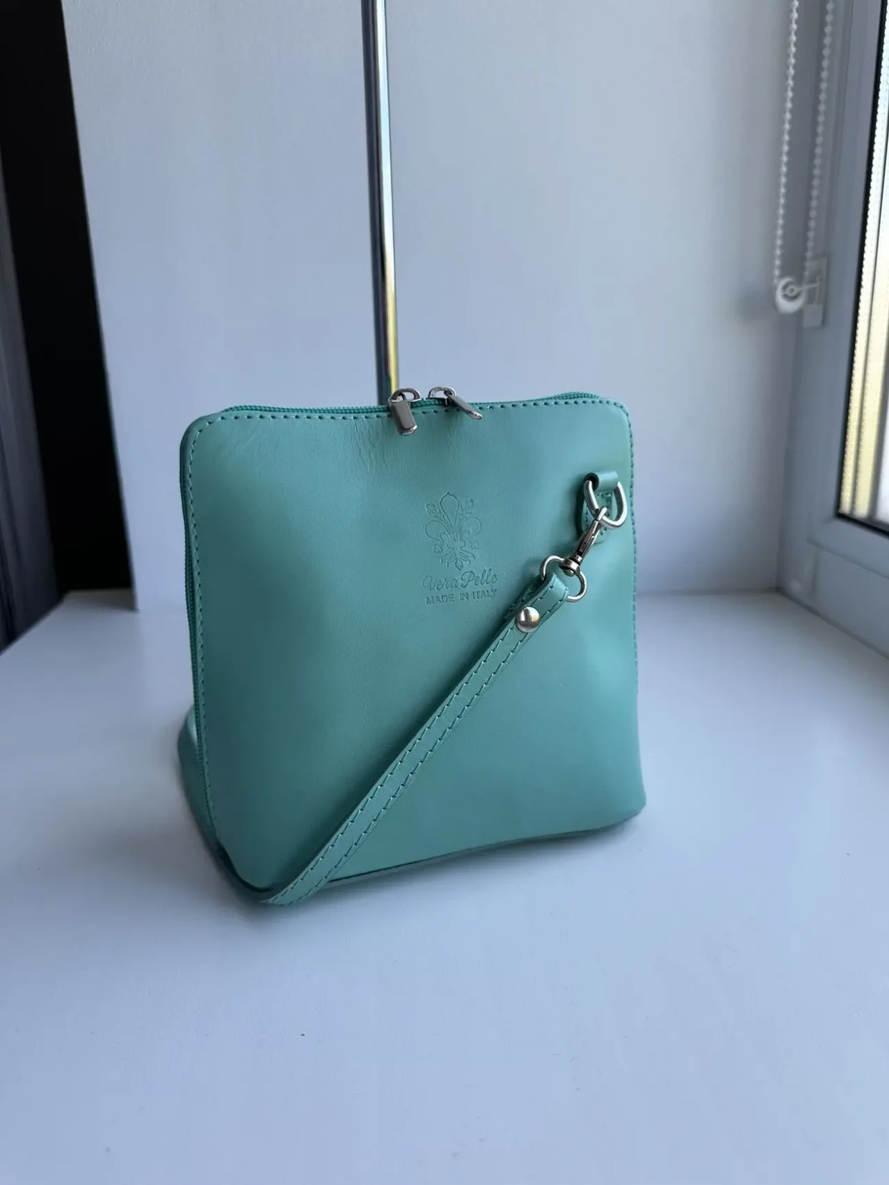 Шкіряна італійська сумочка VeraPelle 9