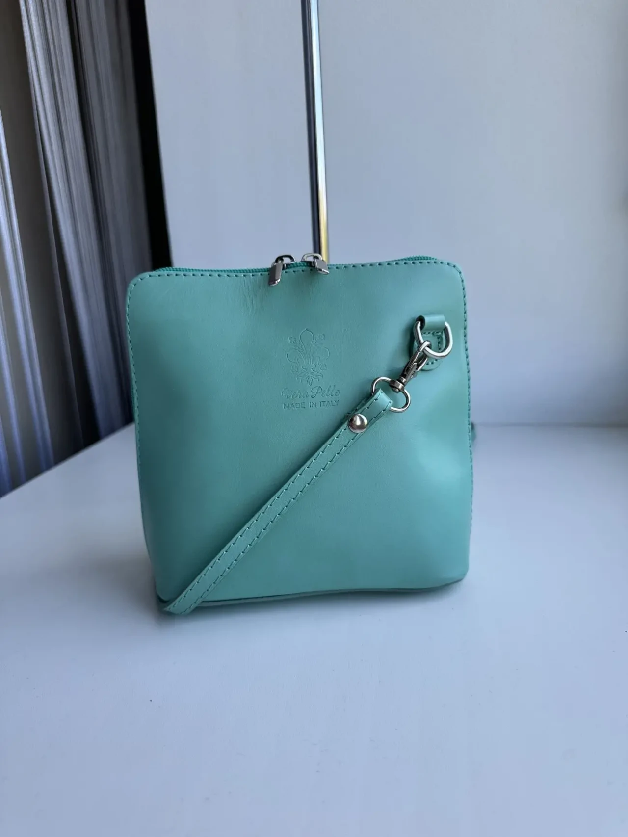 Шкіряна італійська сумочка VeraPelle 8