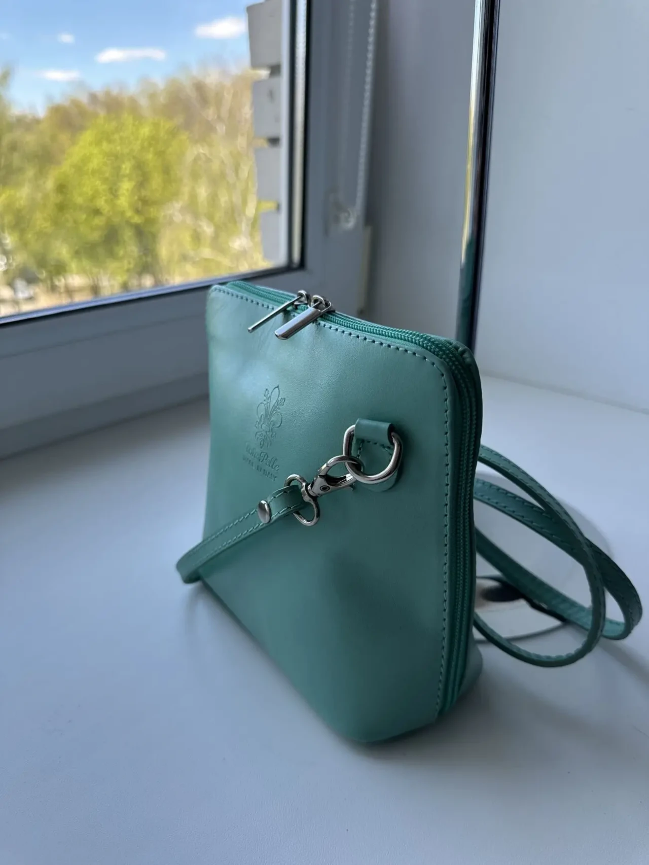 Шкіряна італійська сумочка VeraPelle 6