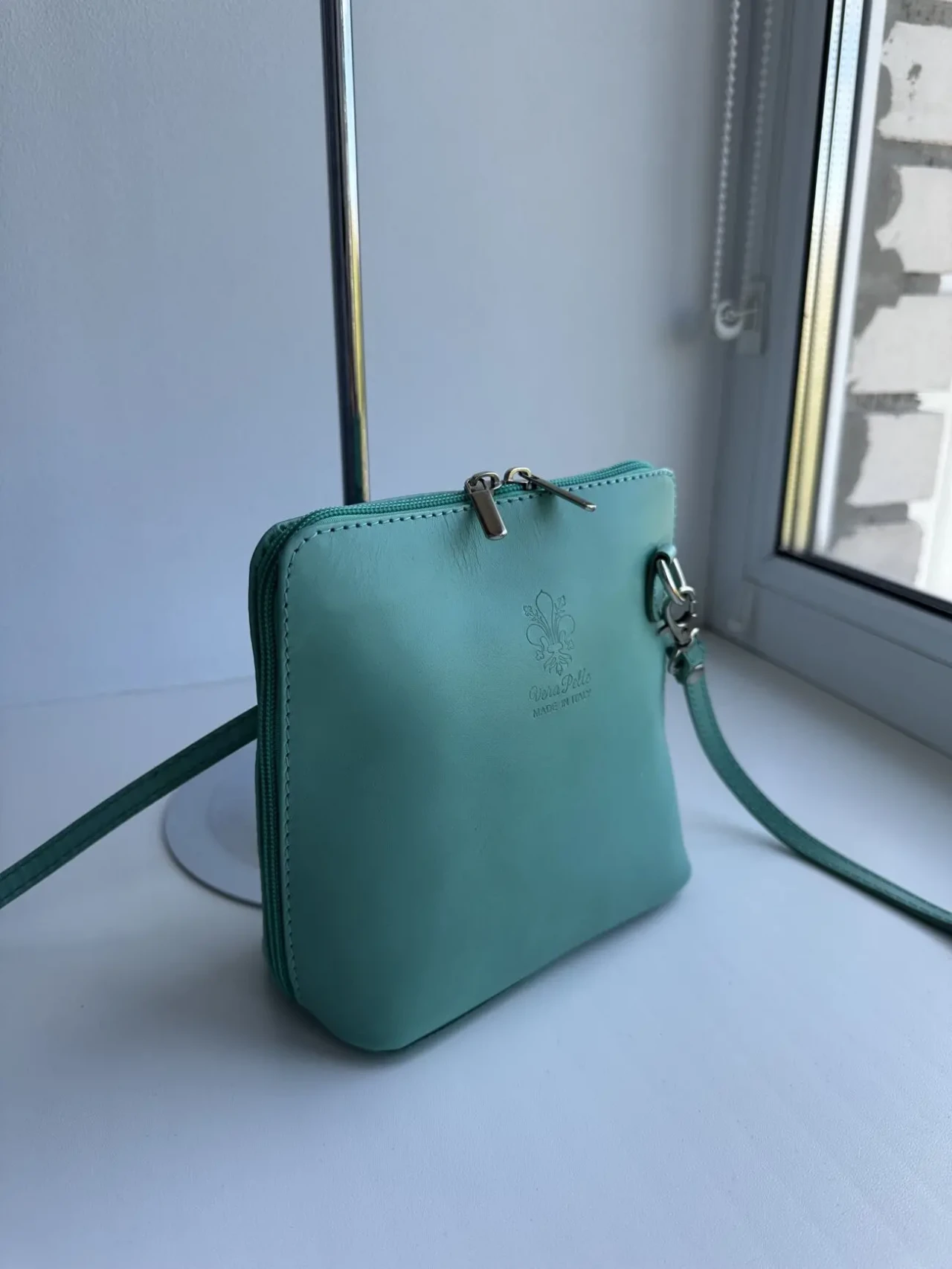 Шкіряна італійська сумочка VeraPelle 10