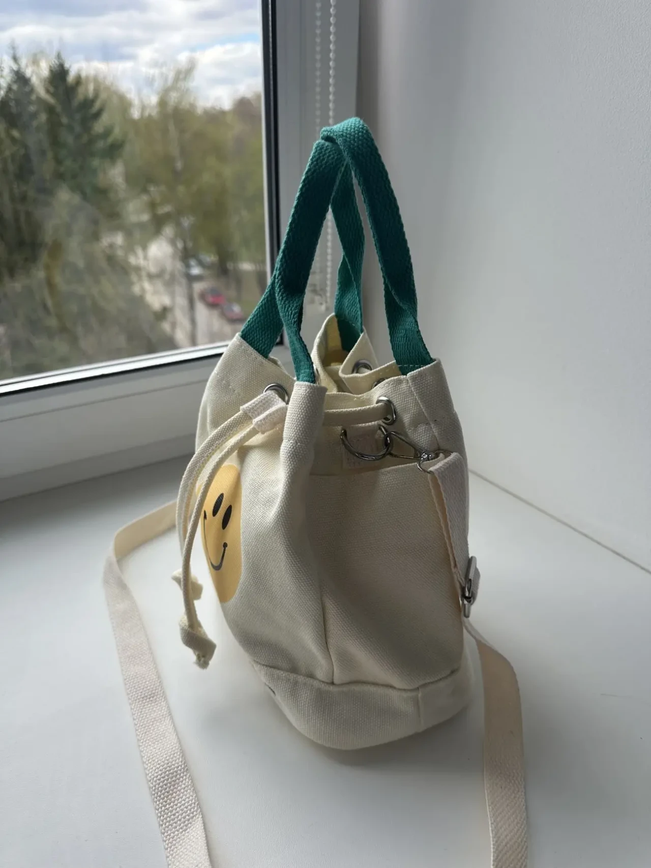 Нова стильна полотняна сумка бочка 8