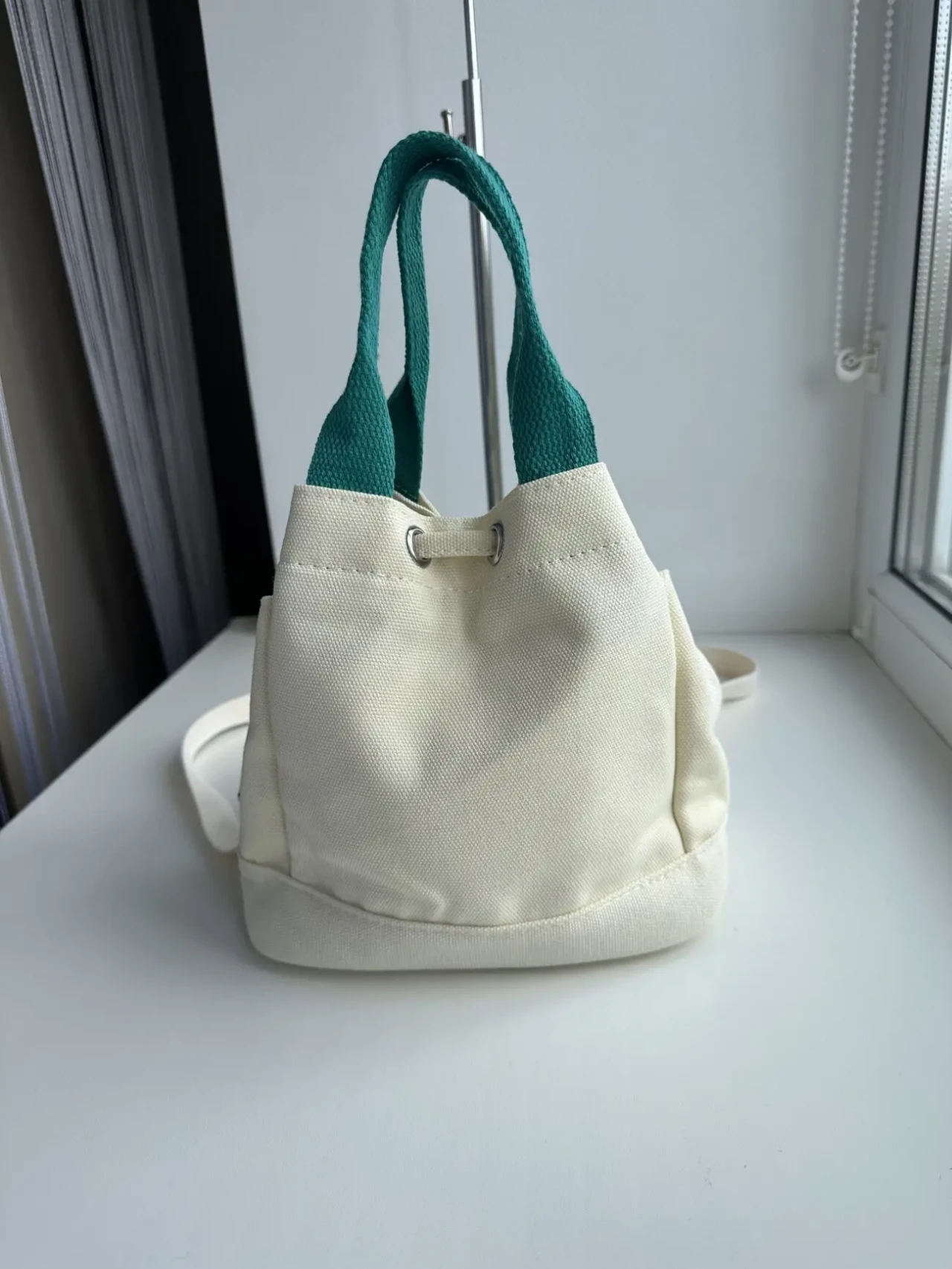 Нова стильна полотняна сумка бочка 4