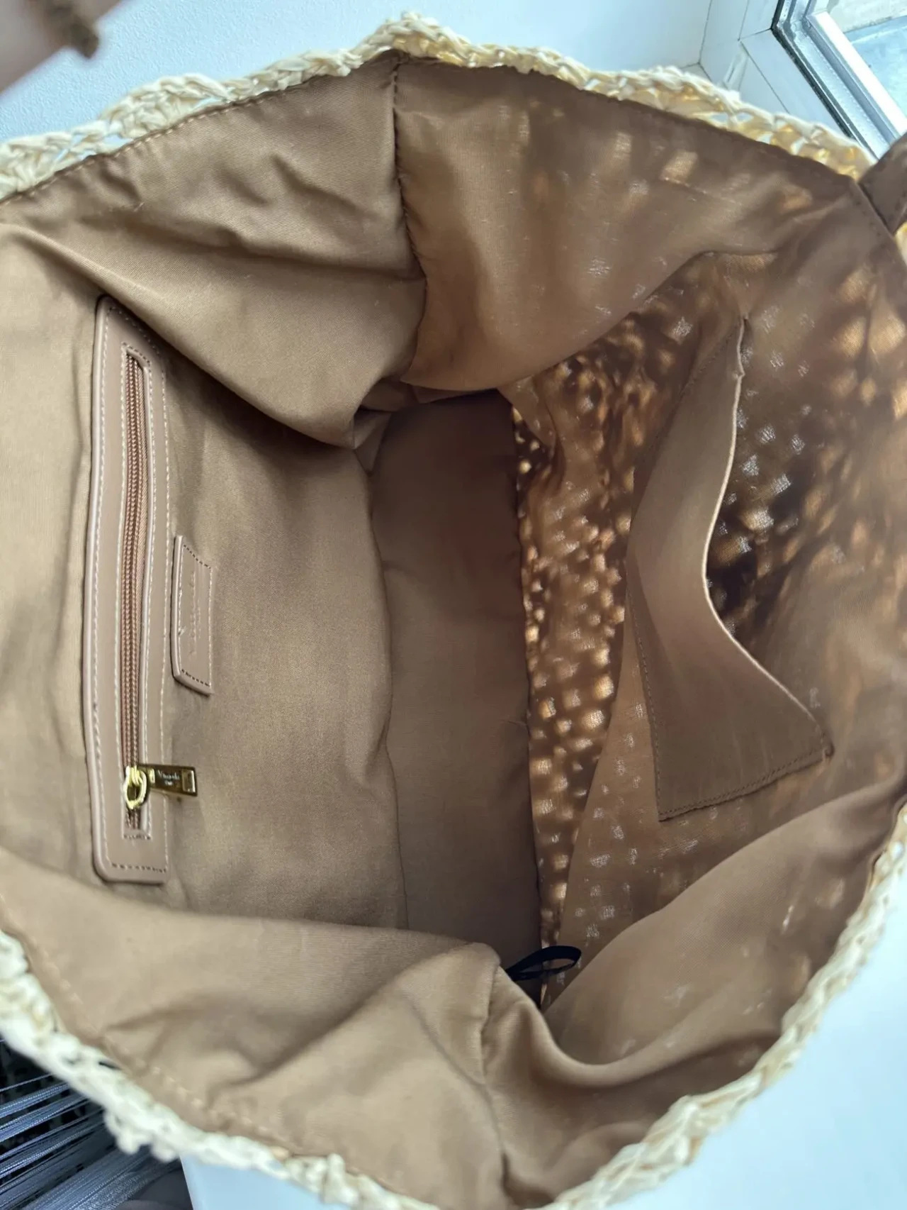 Фірмова  сумка тоут ручної роботи  з бамбуковими ручками 7