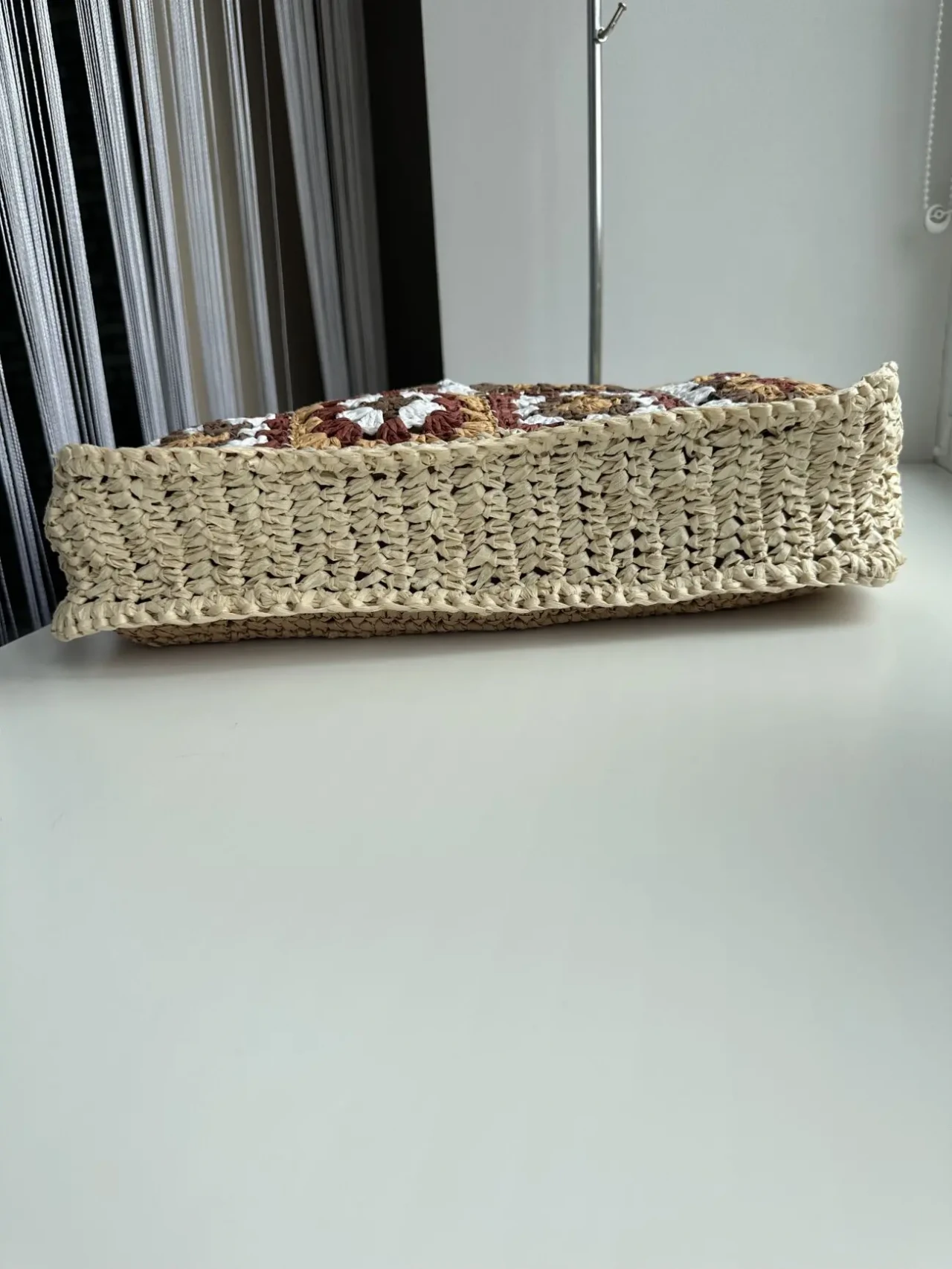 Фірмова  сумка тоут ручної роботи  з бамбуковими ручками 6