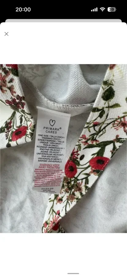 Фірмова текстильна сумка шоппер Primark 6