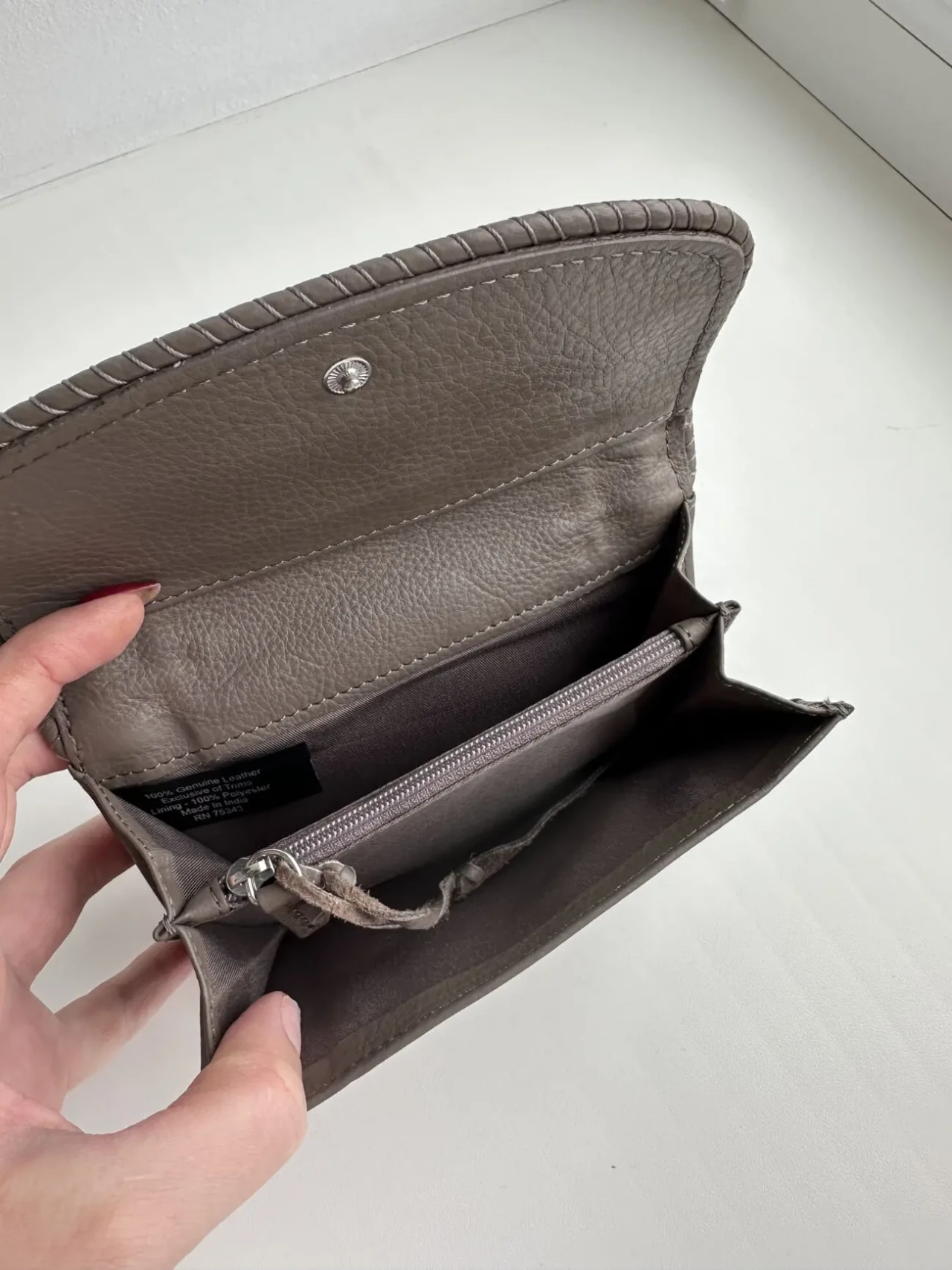 Новий шкіряний фірмовий багатофункціональний гаманець портмоне 7