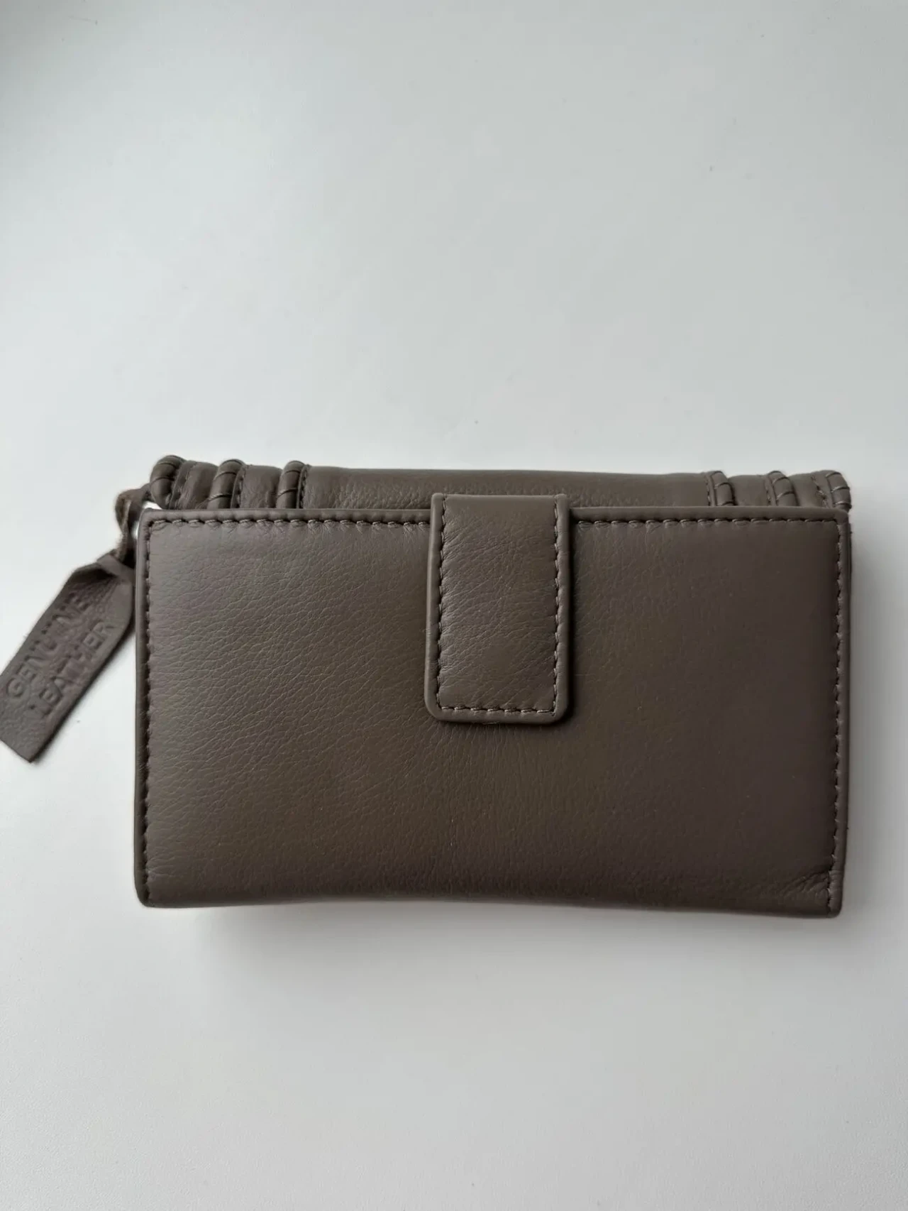 Новий шкіряний фірмовий багатофункціональний гаманець портмоне 4