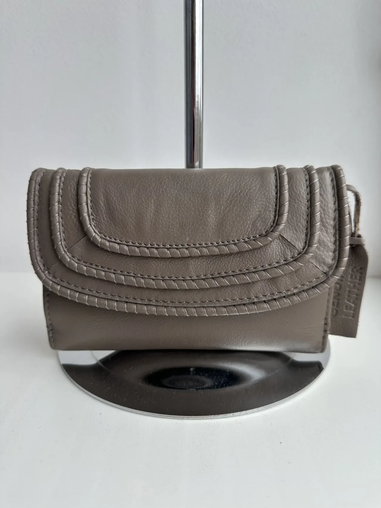 Новий шкіряний фірмовий багатофункціональний гаманець портмоне 5