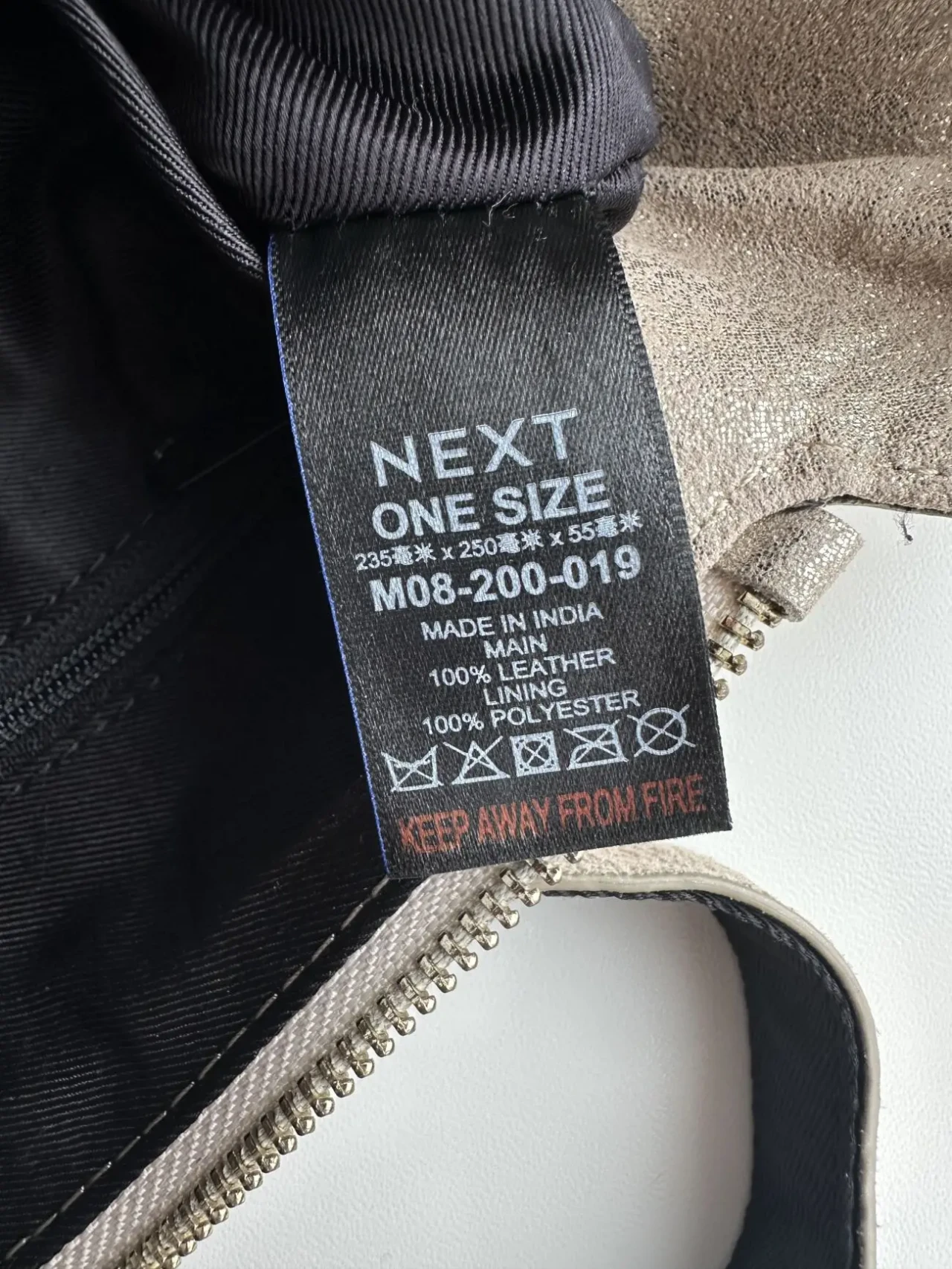 Нова фірмова шкіряна сумка кросбоді Next 9