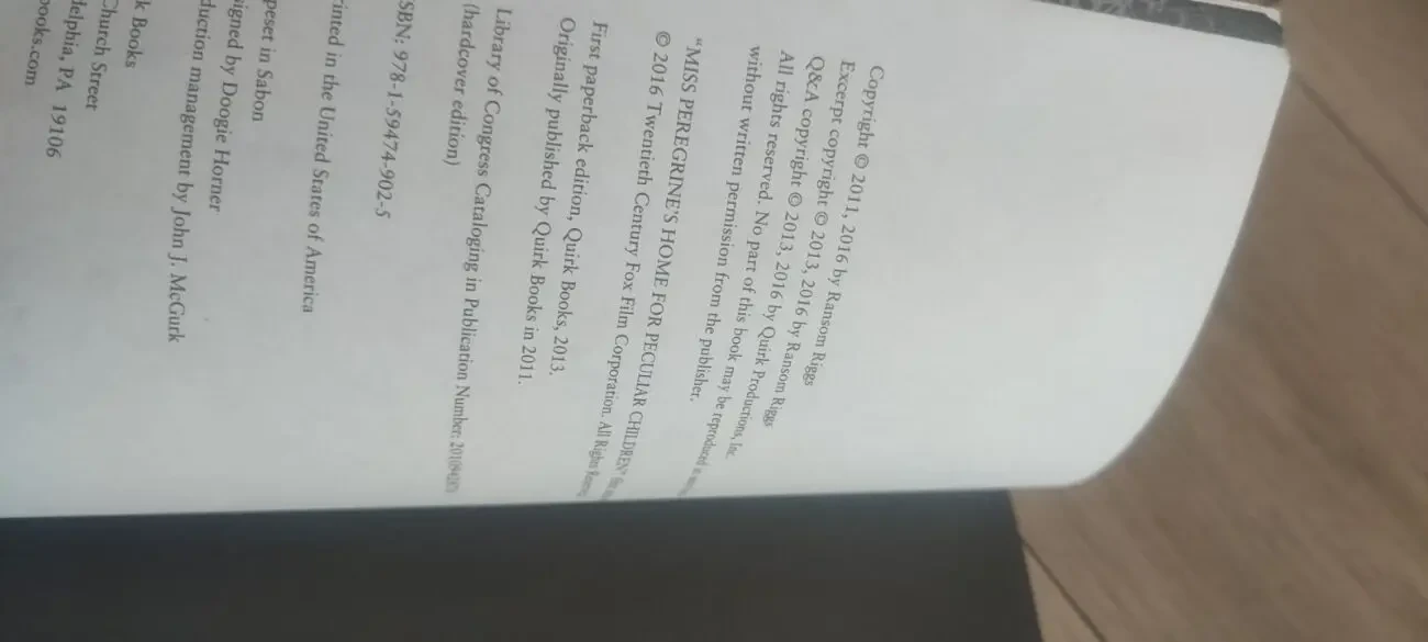 Рэнсом Риггз. Дом странных детей Miss Peregrine's Peculiar Children 5